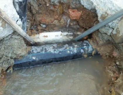 源城测漏水之水管漏水